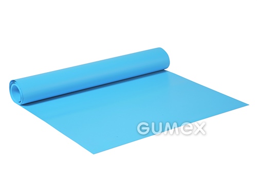 Folie für Kurzwaren 842, 0,3mm, Breite 1400mm, 40°ShD, D62 Dessin, PVC, hellblau (9001), 